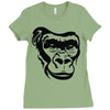monkey face Ladies Fitted T-Shirt