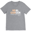 Heal Cancer V-Neck Tee