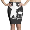 bear grills bbq funny Pencil Skirts