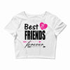 best friends forever Crop Top