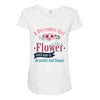 A December Girl Like A Flowers Maternity Scoop Neck T-shirt