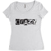 crazy Women's Triblend Scoop T-shirt