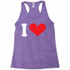 i heart customize it Racerback Tank