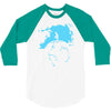 water planet global warming world ocean banksy nature graphic 3/4 Sleeve Shirt