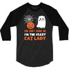 i'm the crazy cat lady 3/4 Sleeve Shirt