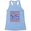 my mom is in heaven forever Racerback Tank