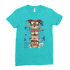 crazy totem Ladies Fitted T-Shirt
