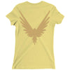 Maverick Gold Print Ladies Fitted T-Shirt