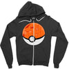 poor pikachu Zipper Hoodie