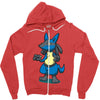 aura peeker Zipper Hoodie