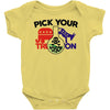 pick your poison Baby Onesie