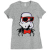 hipster trooper Ladies Fitted T-Shirt