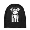 pug life dog tee new Baby Beanies
