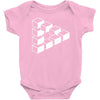 sheldon dreieck big bang theory triforce illusion 3d nerd fun usa Baby Onesie