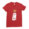 don't be a dick Ladies Fitted T-Shirt