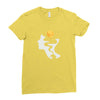 Night Think Ladies Fitted T-Shirt