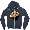 trump's brain Zipper Hoodie