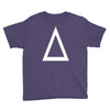 prism a triangle design graphic baseball jersey Youth Tee