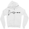 Cat Math Zipper Hoodie