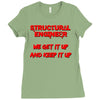 we  get it up Ladies Fitted T-Shirt