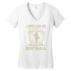 i might look like i'm playing softball Women's V-Neck T-Shirt