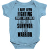 i am warrior Baby Bodysuit