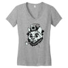 lepre cat Women's V-Neck T-Shirt