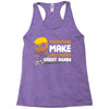 Trumpkin Make Halloween Great Again Racerback Tank