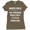 March Girls Ladies Fitted T-Shirt