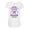 I am a Gynecologic Cancer Survivor - What's Your Superpower? Maternity Scoop Neck T-shirt