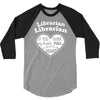 librarian if you my hands are full you should see my heart 3/4 Sleeve Shirt
