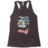 beer eagle graphic Racerback Tank