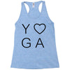 yoga heart Racerback Tank