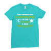 I Love Someone with Lymphoma Cancer to The Moon and Back to Infinity Ladies Fitted T-Shirt