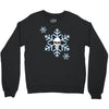 skull snowflakes alternative christmas jumper Crewneck Sweatshirt