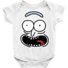 pickle rick face Baby Onesie
