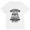 Super Cool Pops Of A Freaking Awesome Granddaughter V-Neck Tee