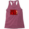 funny techno viking 3, ideal birthday present or gift Racerback Tank