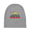colifornia republic parody pugfornia republic Baby Beanies
