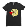 moon rocket Ladies Fitted T-Shirt