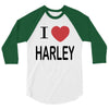 i love harley 3/4 Sleeve Shirt