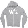w anchor funny pub joke Zipper Hoodie