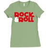 rock n roll Ladies Fitted T-Shirt