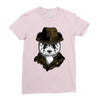 panda rorschach Ladies Fitted T-Shirt