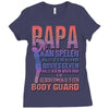 papa   body guard Ladies Fitted T-Shirt