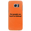 funny t shirt fat people are hard to kidnap tee hilarious shirts Samsung Galaxy S7 Edge
