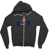 map marker death Zipper Hoodie
