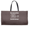 black hole Weekender Totes