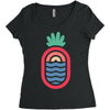 lineapple Women's Triblend Scoop T-shirt
