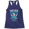 autism dad Racerback Tank